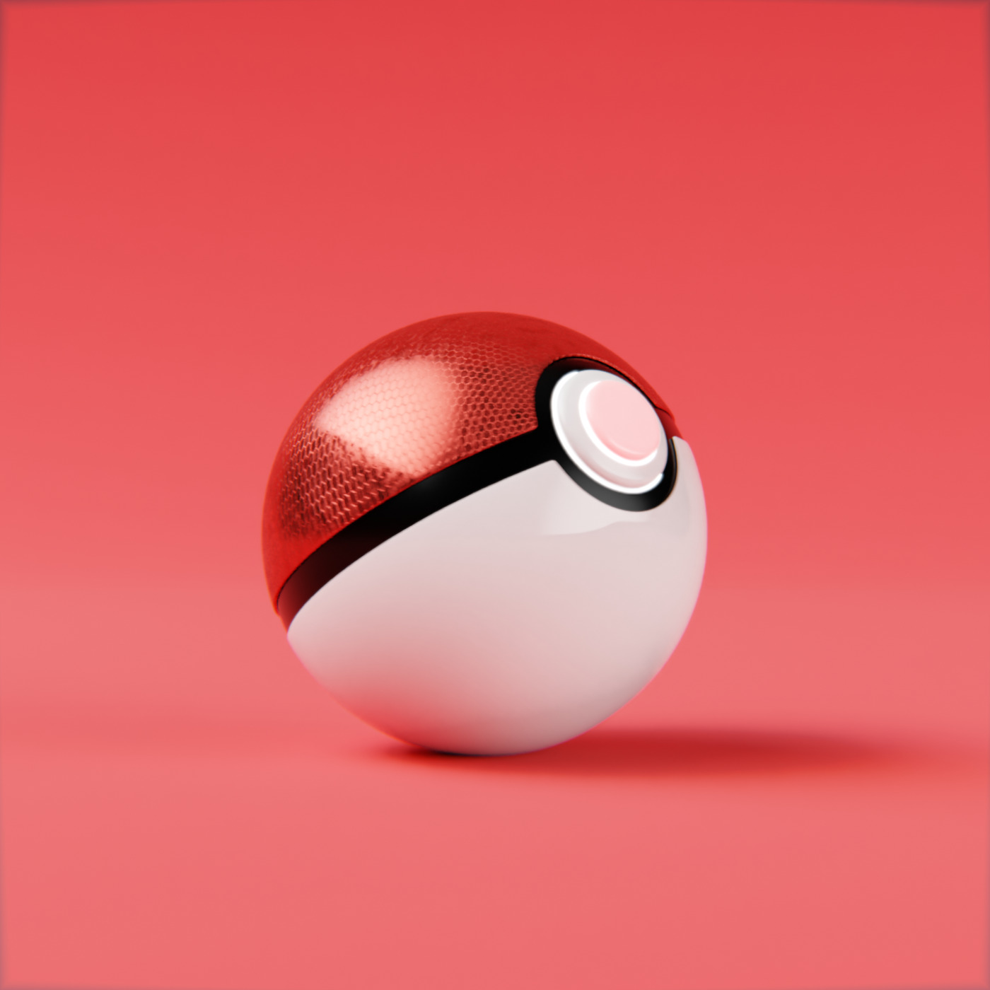 High-Quality Sci-Fi Pokeball Free 3D model_1