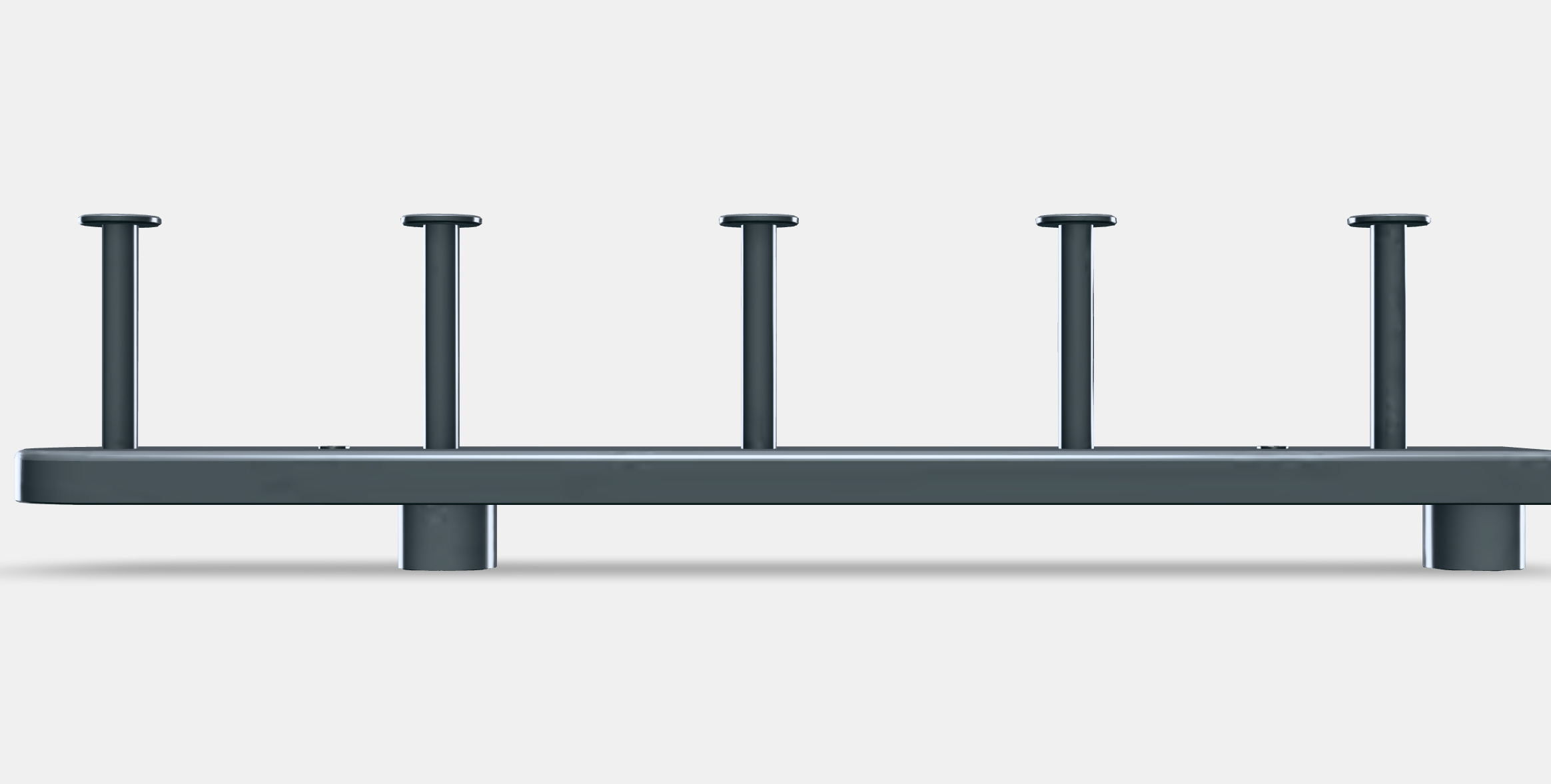 KOMPLEMENT Pull-out multi-use hanger Low-poly 3D model_11