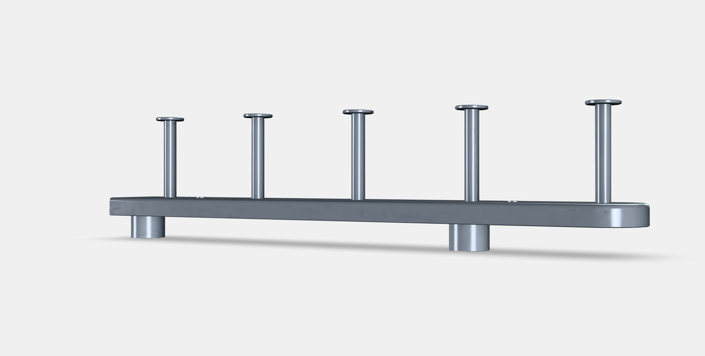 KOMPLEMENT Pull-out multi-use hanger Low-poly 3D model_6