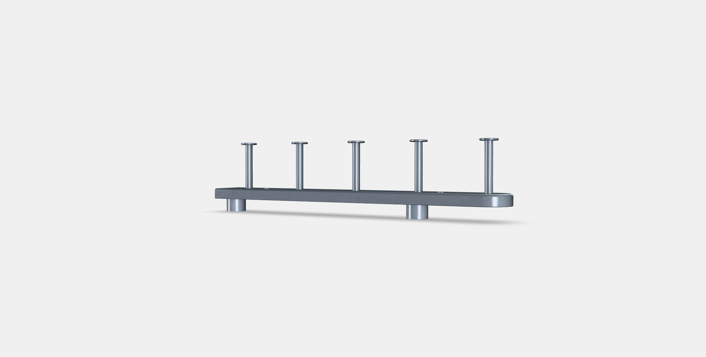 KOMPLEMENT Pull-out multi-use hanger Low-poly 3D model_5