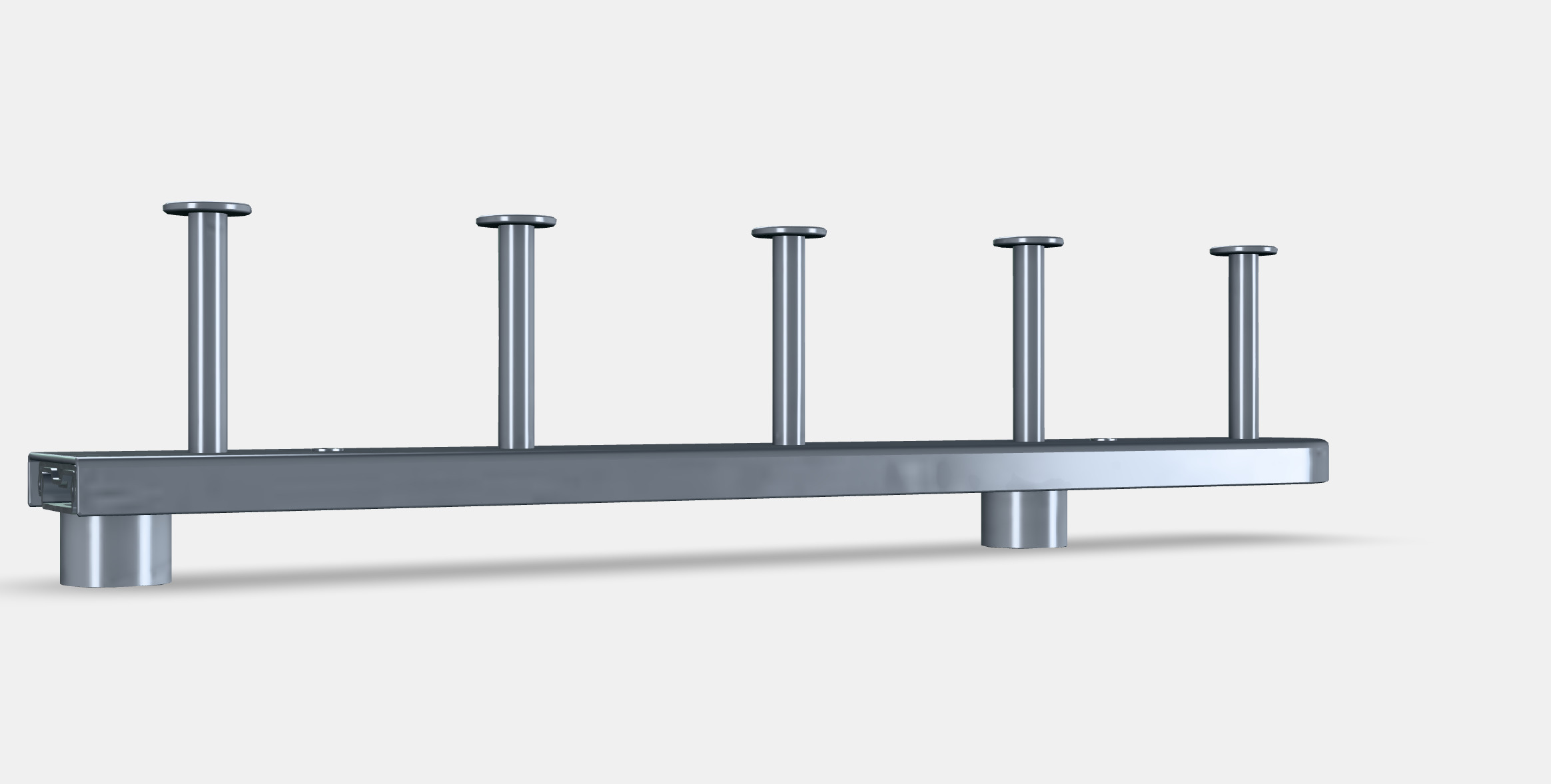 KOMPLEMENT Pull-out multi-use hanger Low-poly 3D model_2