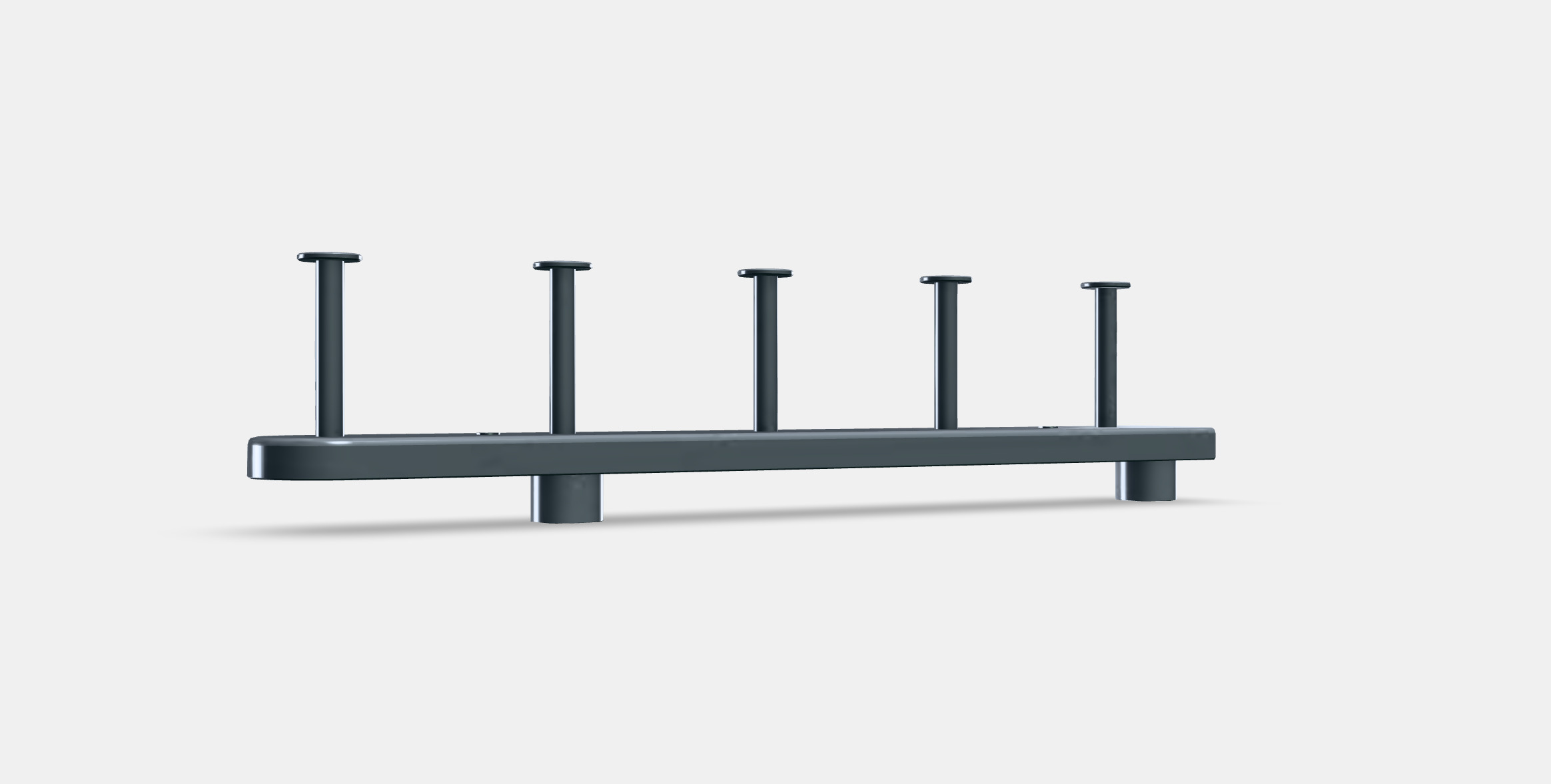 KOMPLEMENT Pull-out multi-use hanger Low-poly 3D model_9