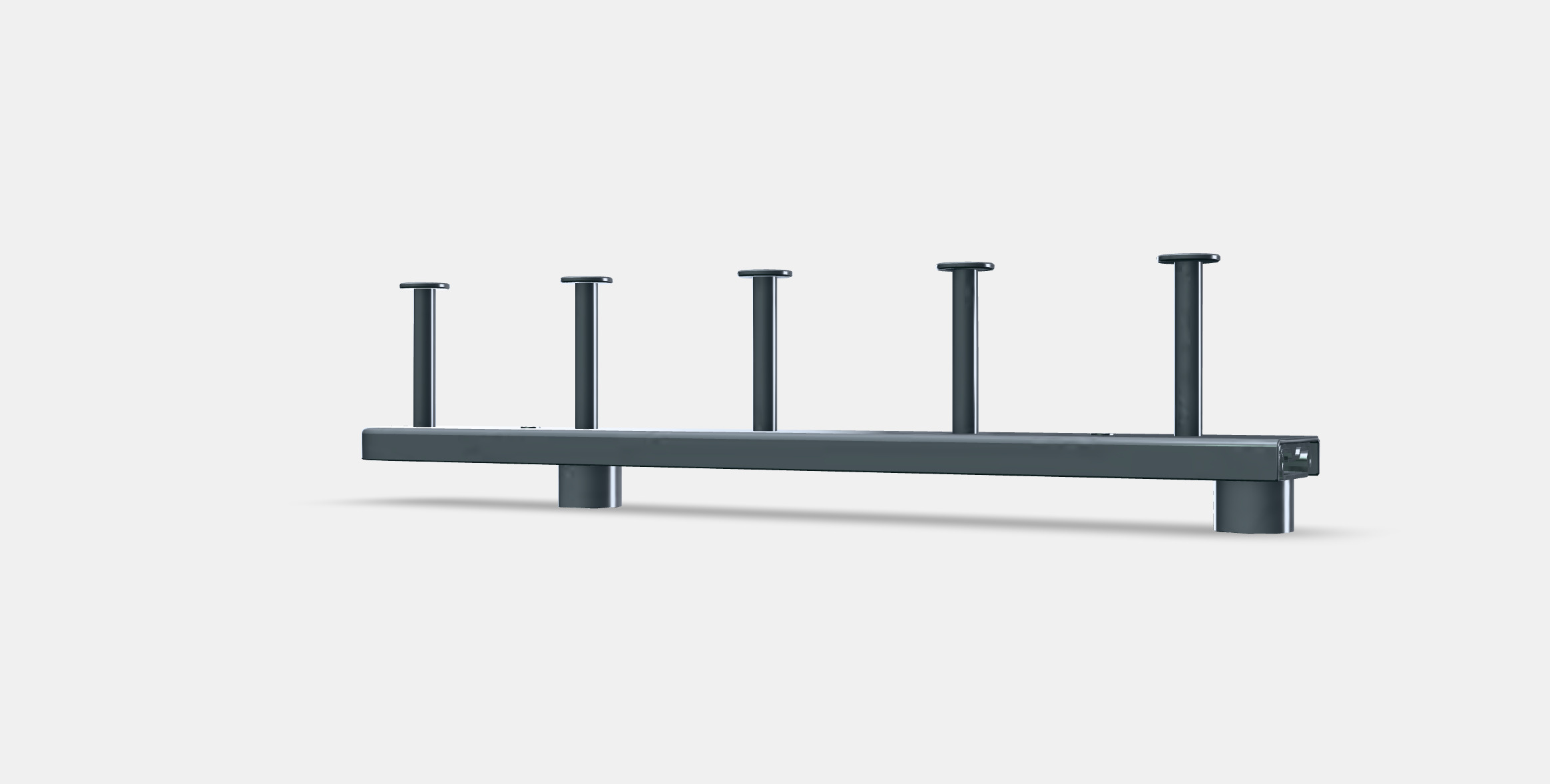 KOMPLEMENT Pull-out multi-use hanger Low-poly 3D model_13