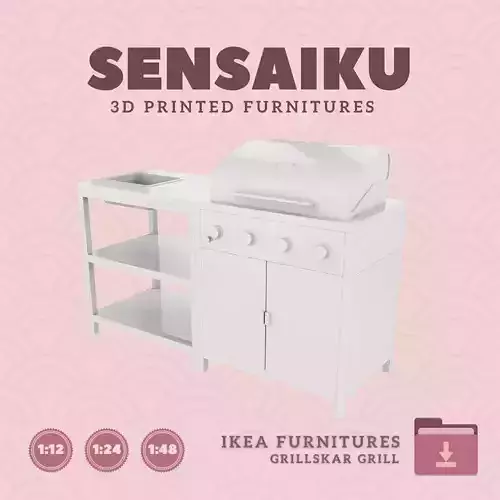 GRILLSKAR Barbecue Gas Grill Kitchen Sink IKEA 3D Print 3D print model