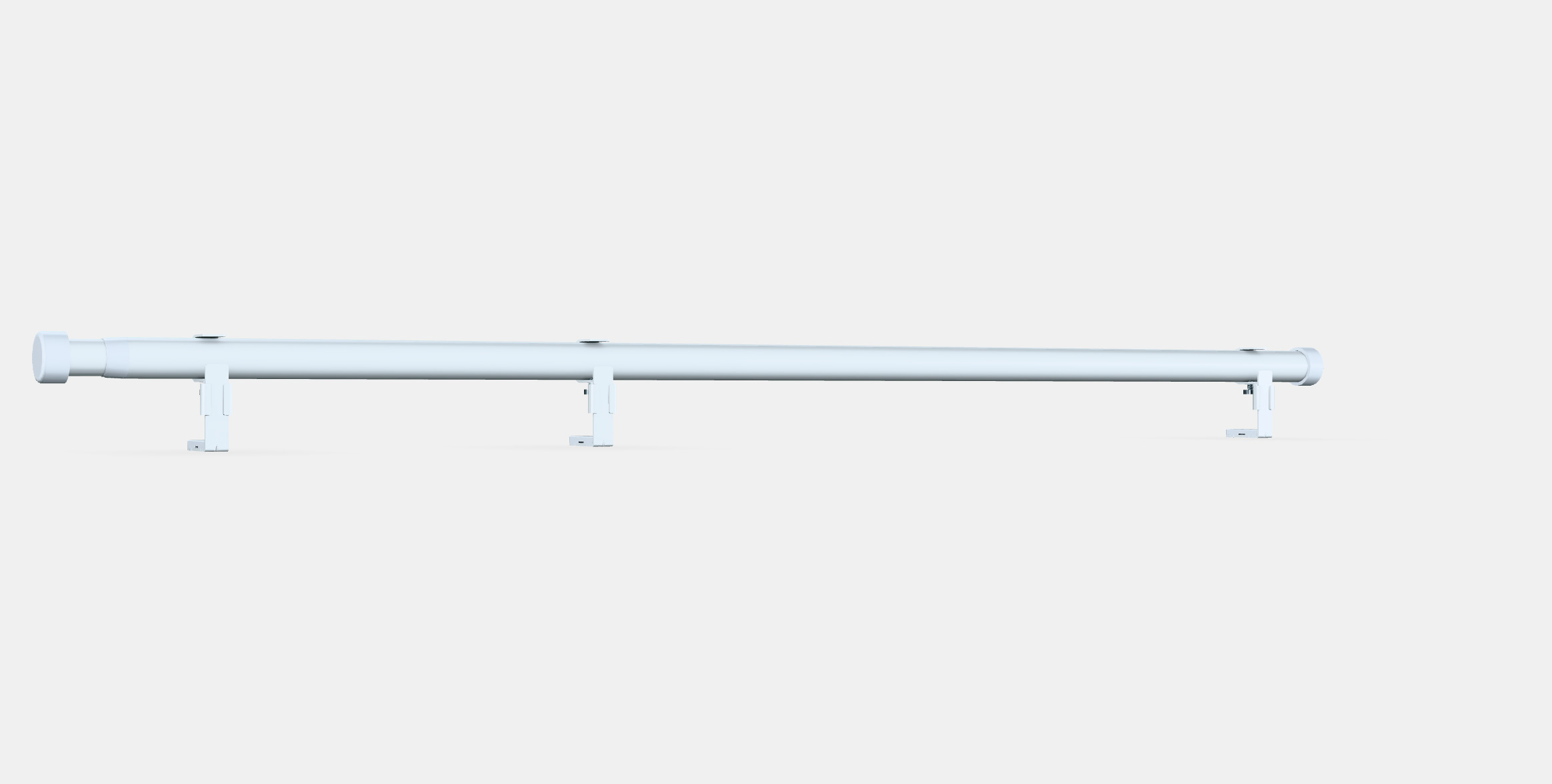BEKRAFTA Curtain rod set 1 3D model_2