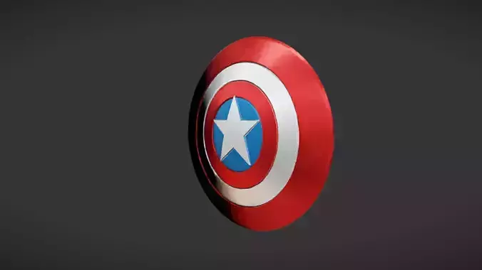 red and blue shield with star