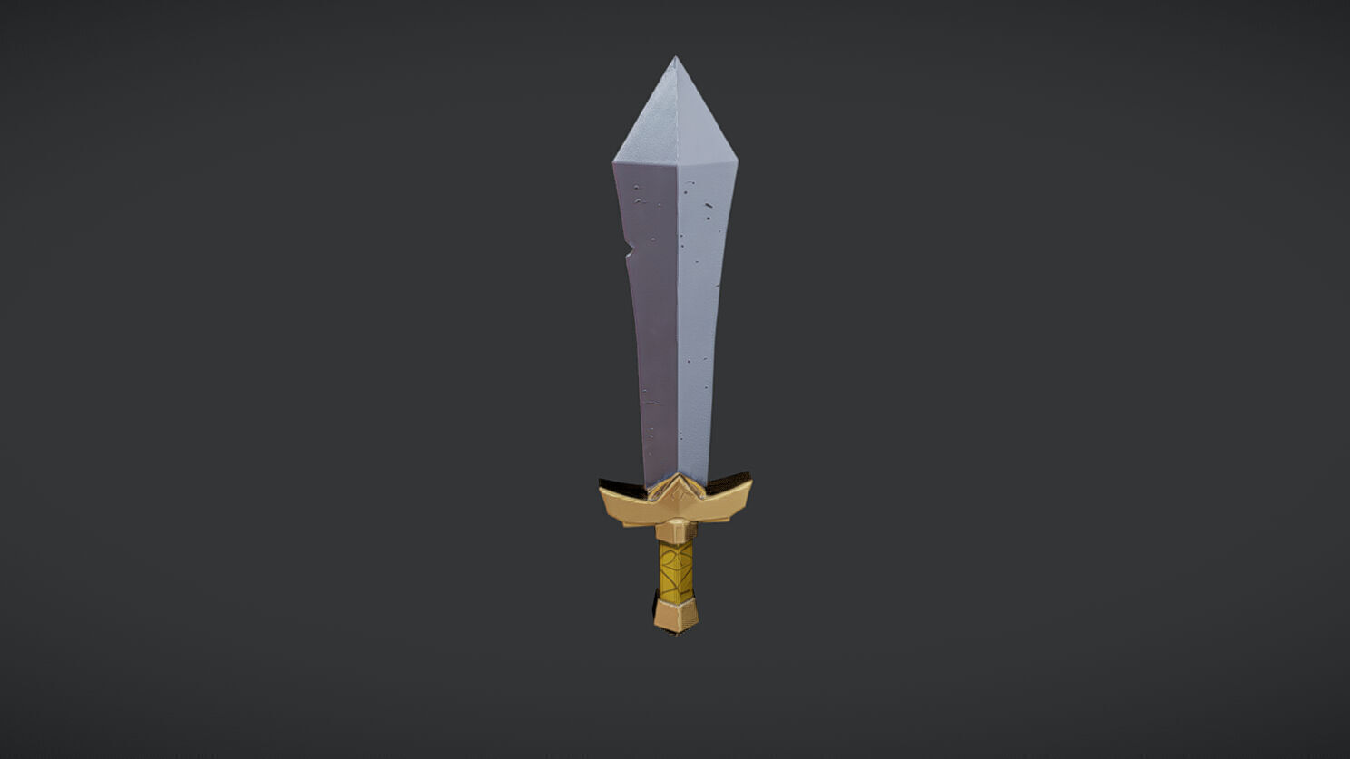 Fantasy-themed sword 3D model_9