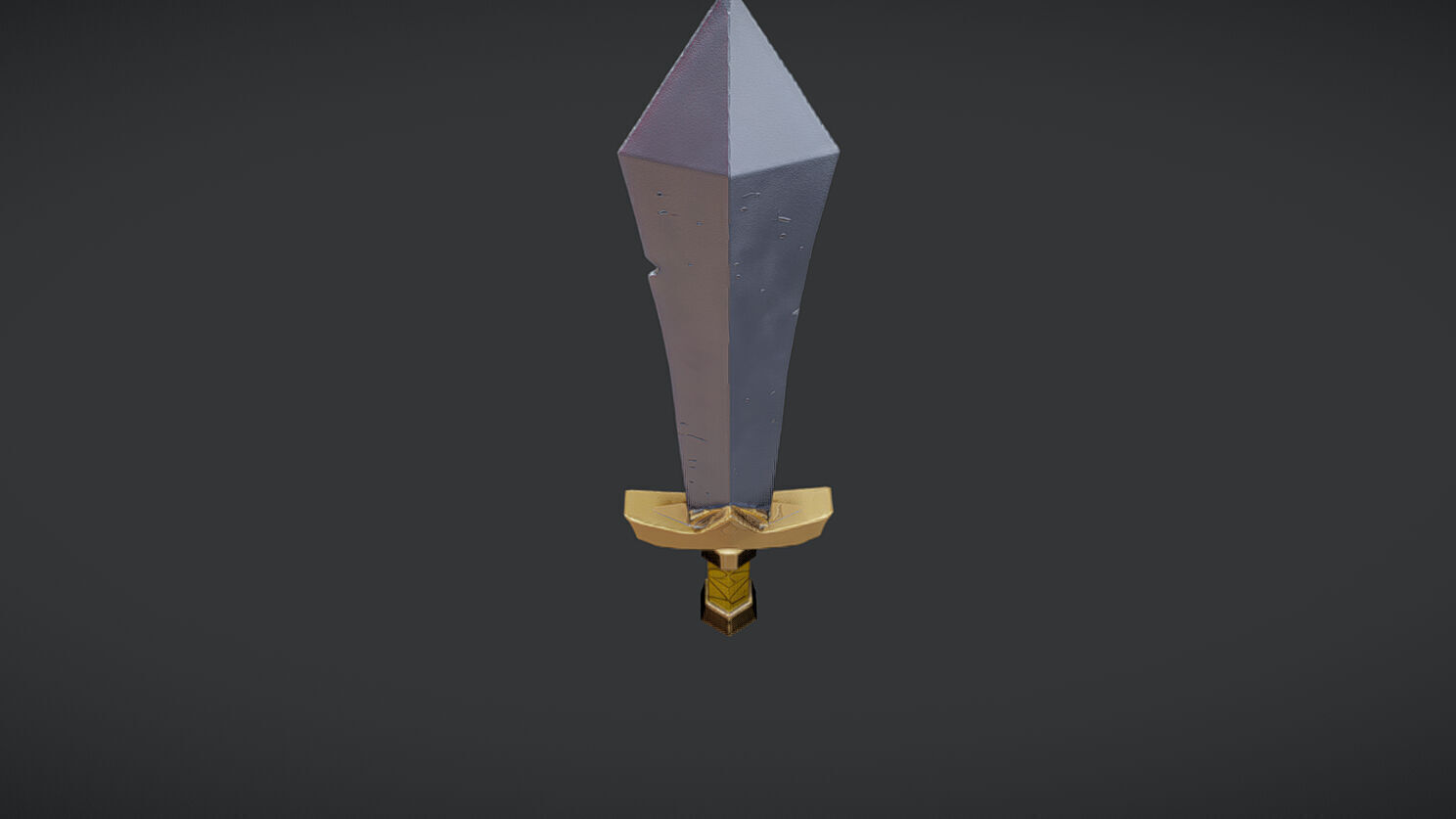 Fantasy-themed sword 3D model_11