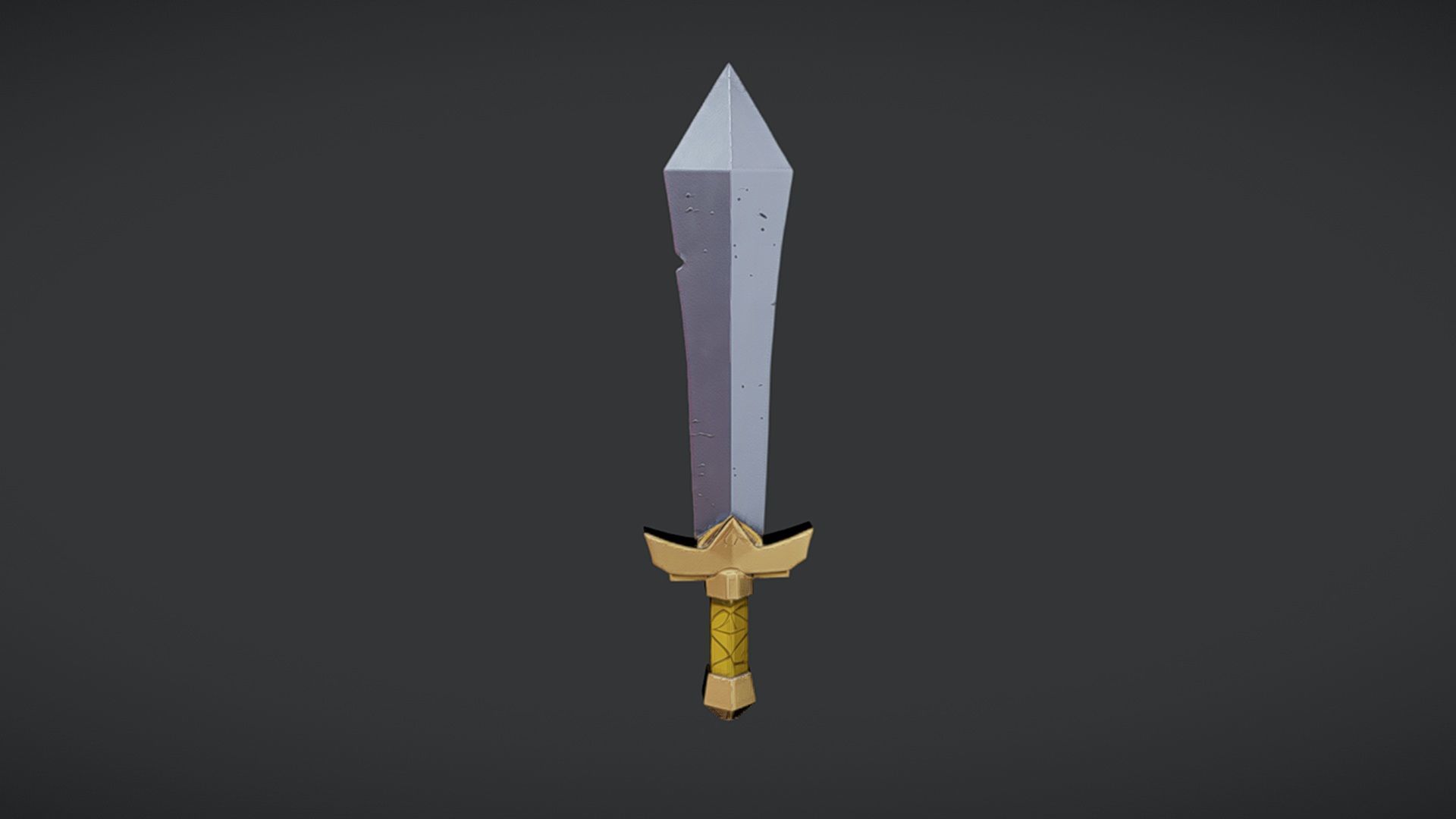 Fantasy-themed sword 3D model_19