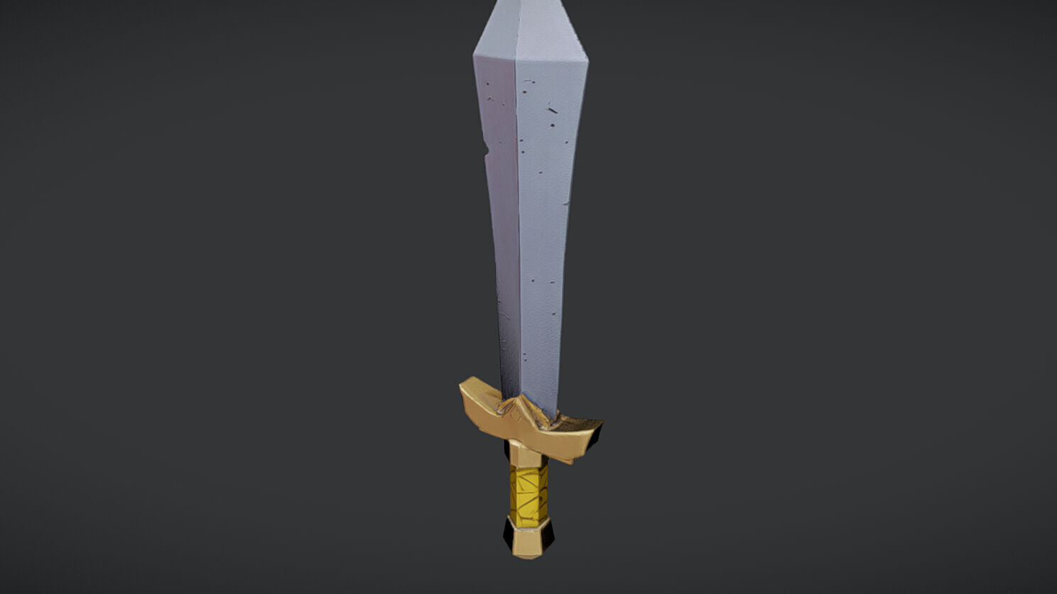 Fantasy-themed sword 3D model_14