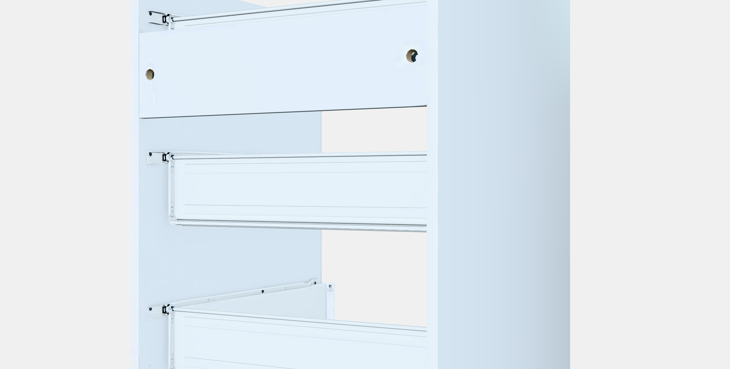 ENHET Base cb w 3 drawers 3D model_6