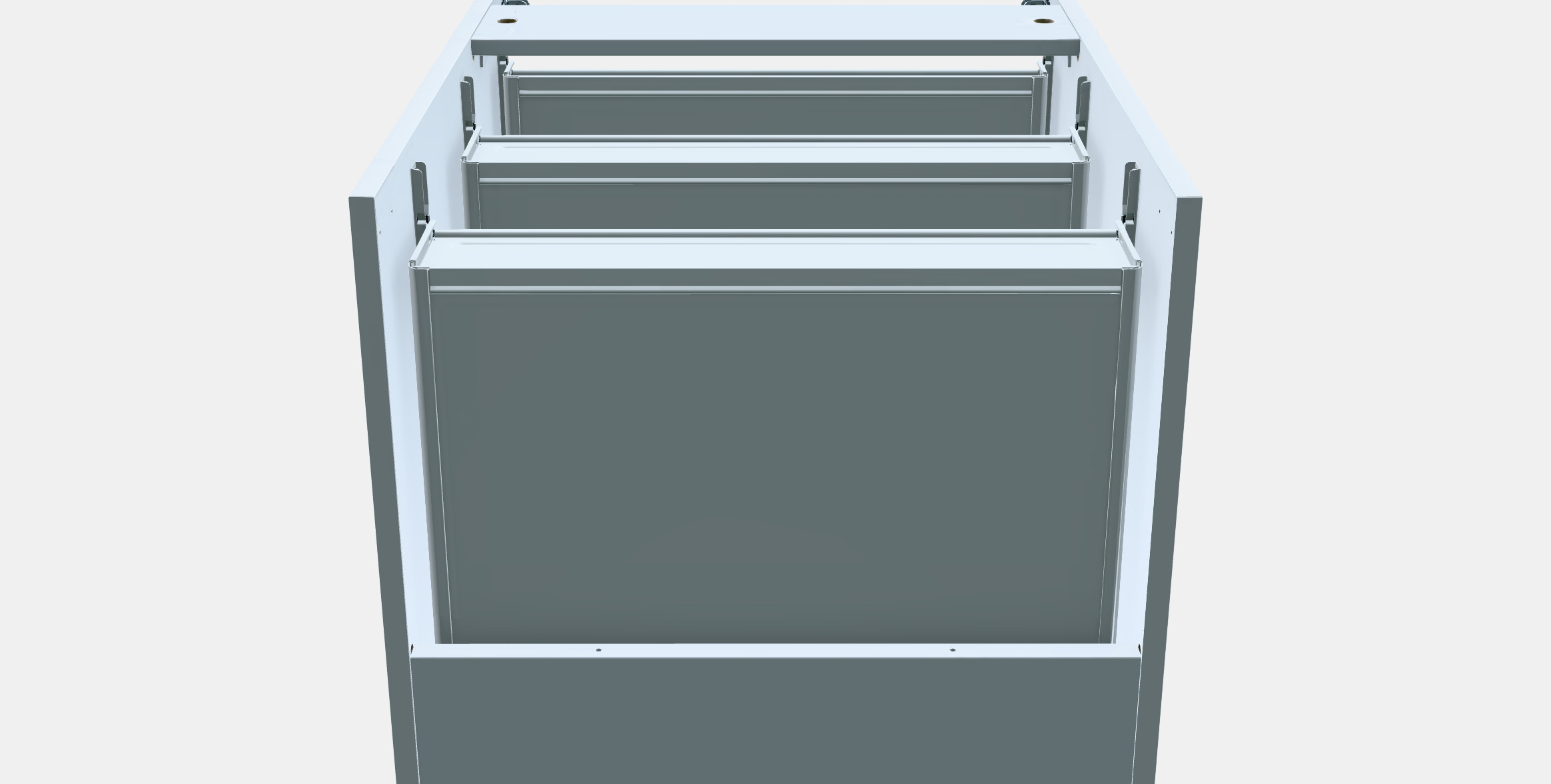 ENHET Base cb w 3 drawers 3D model_7