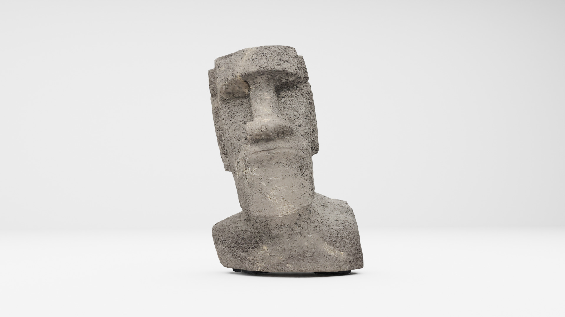 Moai Easter Island Statue Low-poly 3D model_3