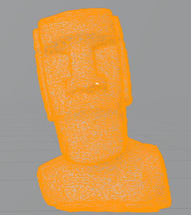 Moai Easter Island Statue Low-poly 3D model_5