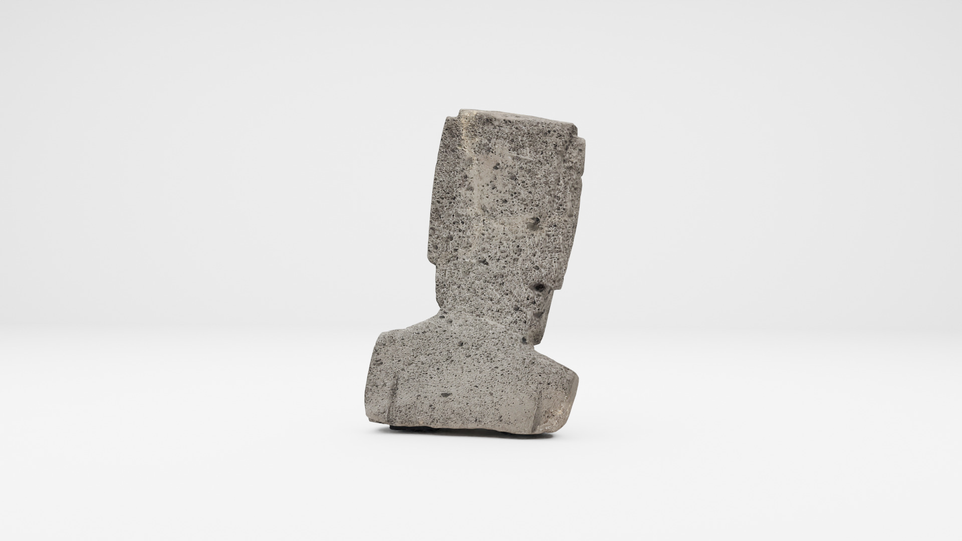 Moai Easter Island Statue Low-poly 3D model_4