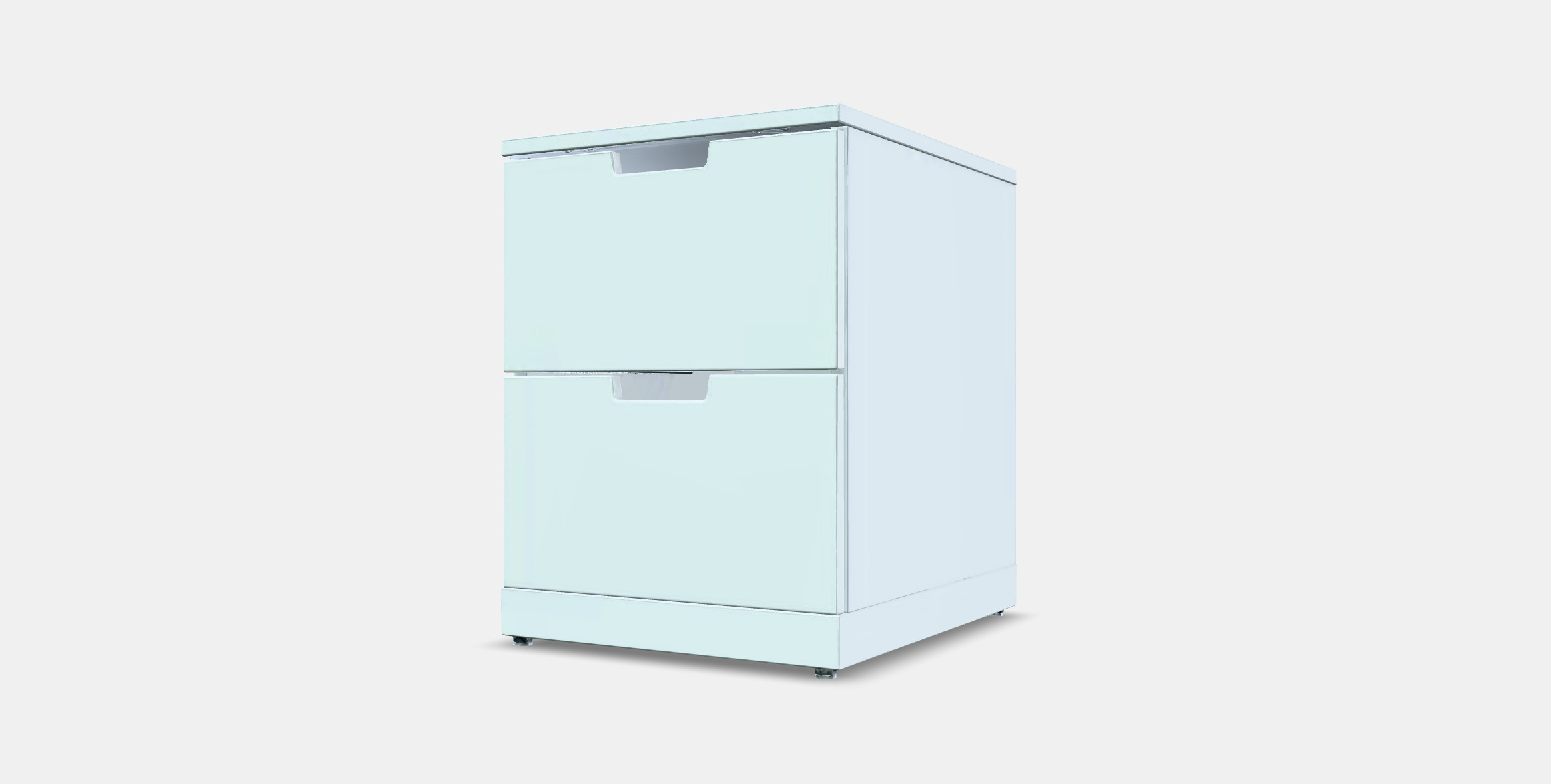 NORDLI Chest of 2 drawers 1 3D model_12
