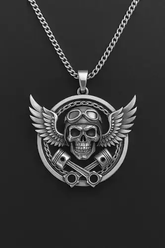 skull nacklace