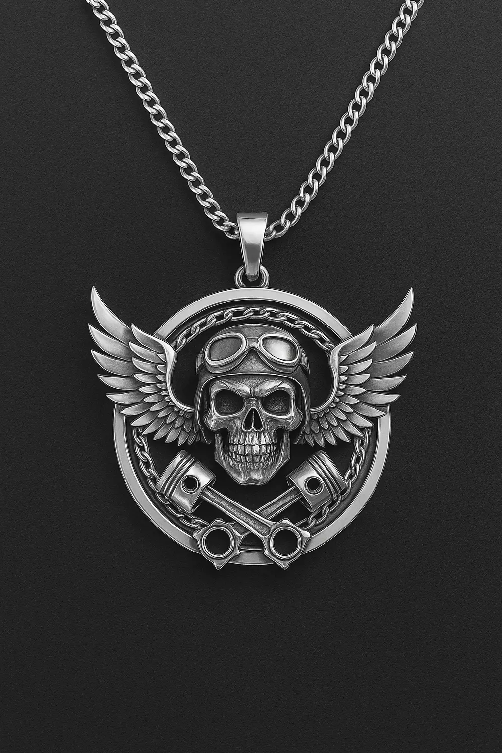 skull nacklace 3D print model