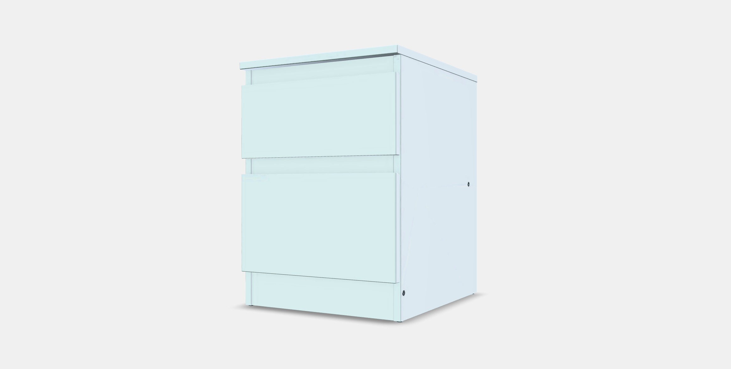 KULLEN Chest of 2 drawers 3D model_12