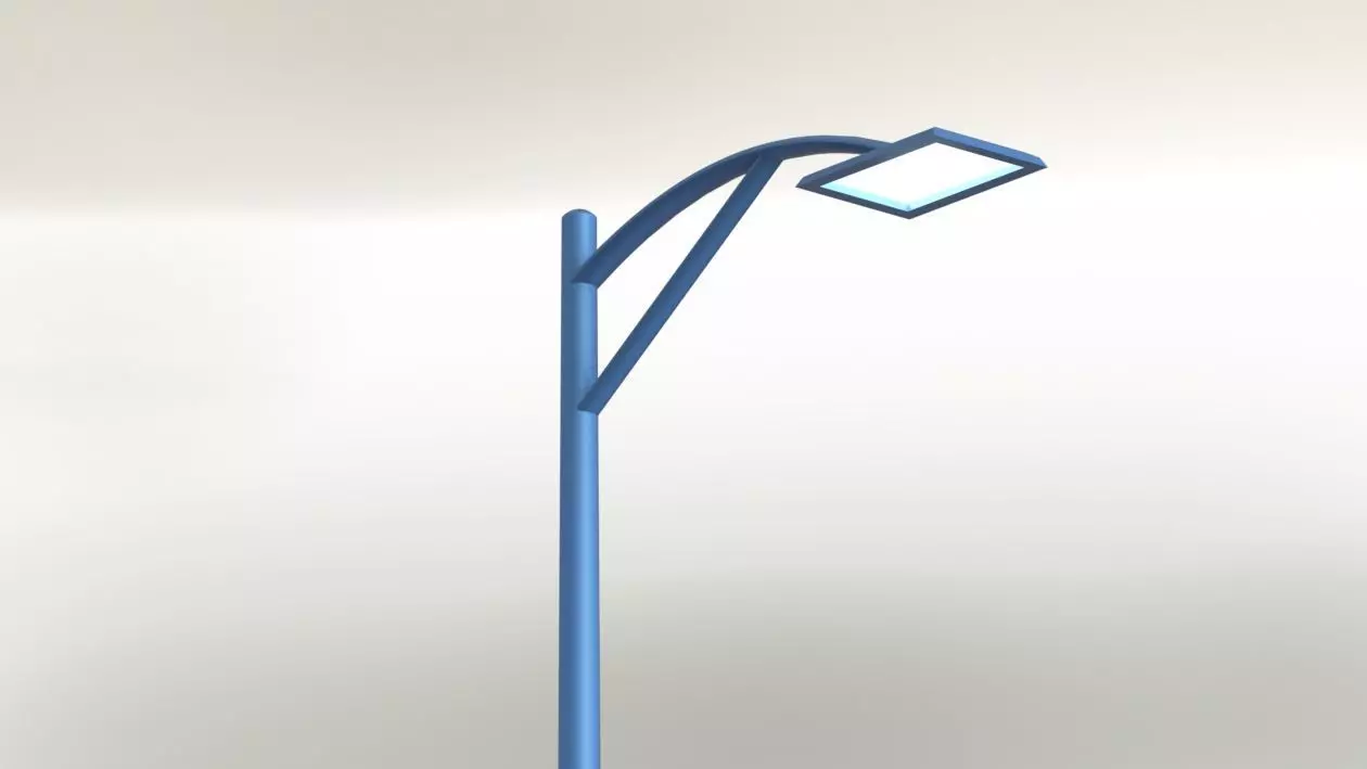 Light Post 3D model