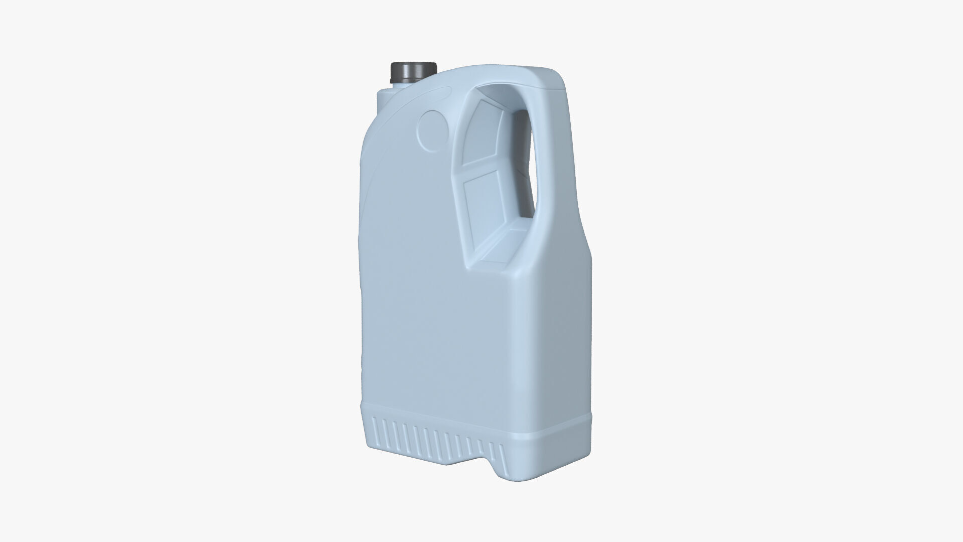 Plastic canister 7L Low-poly 3D model_3