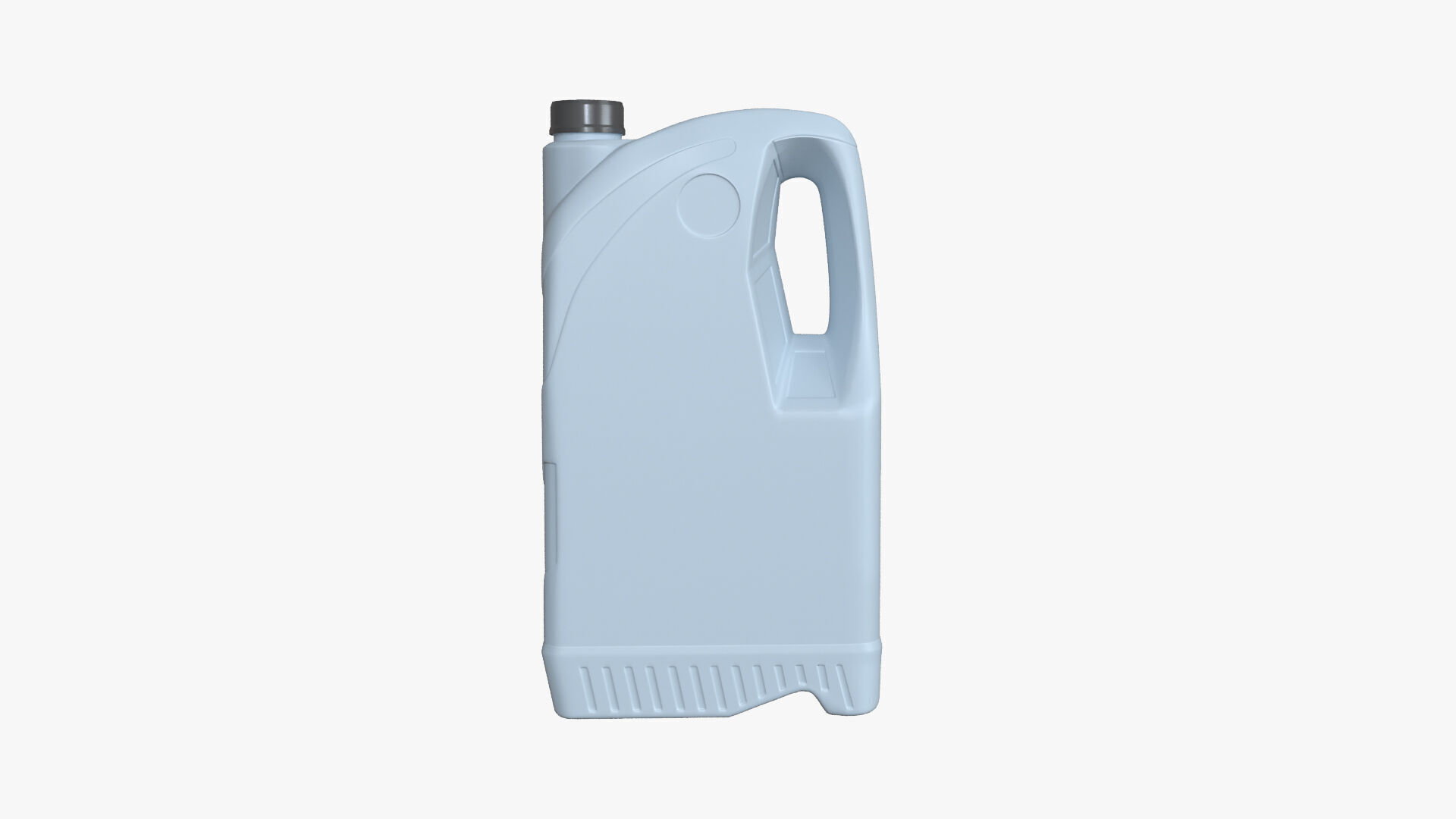 Plastic canister 7L Low-poly 3D model_2