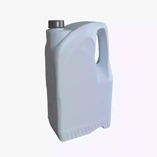 Plastic canister 7L Low-poly 3D model
