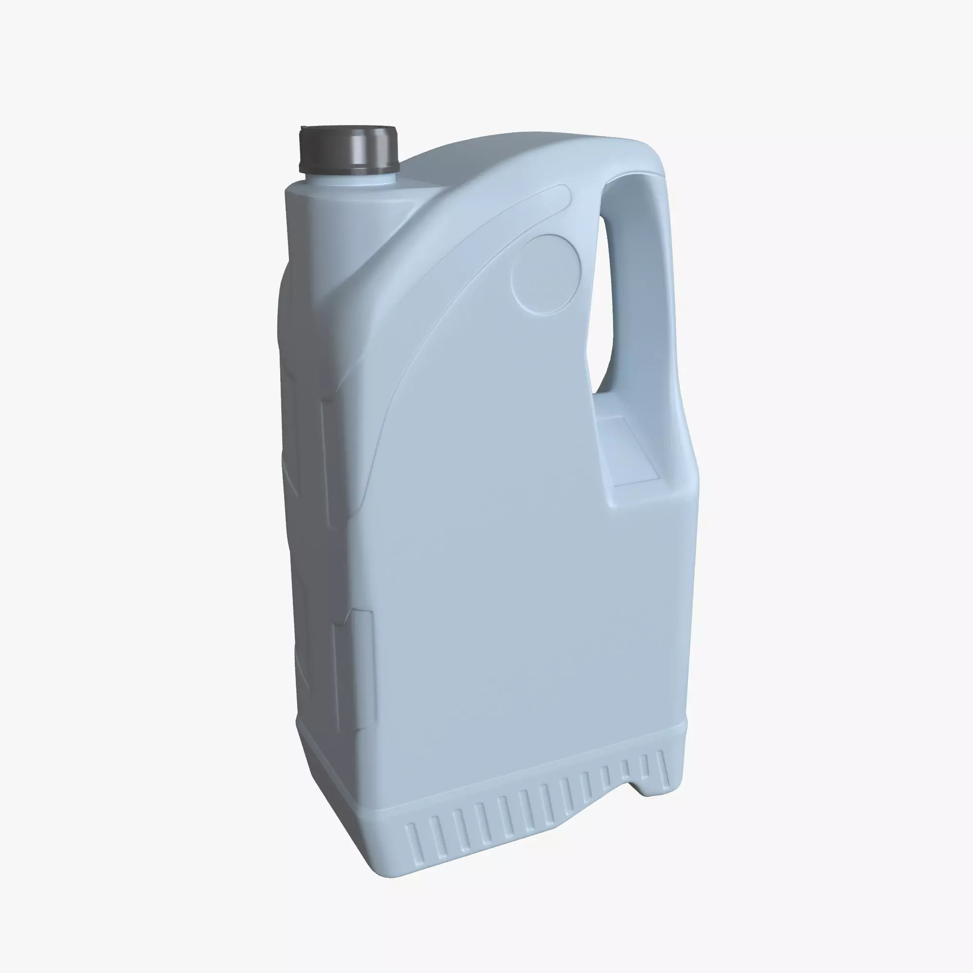 Plastic canister 7L Low-poly 3D model_0