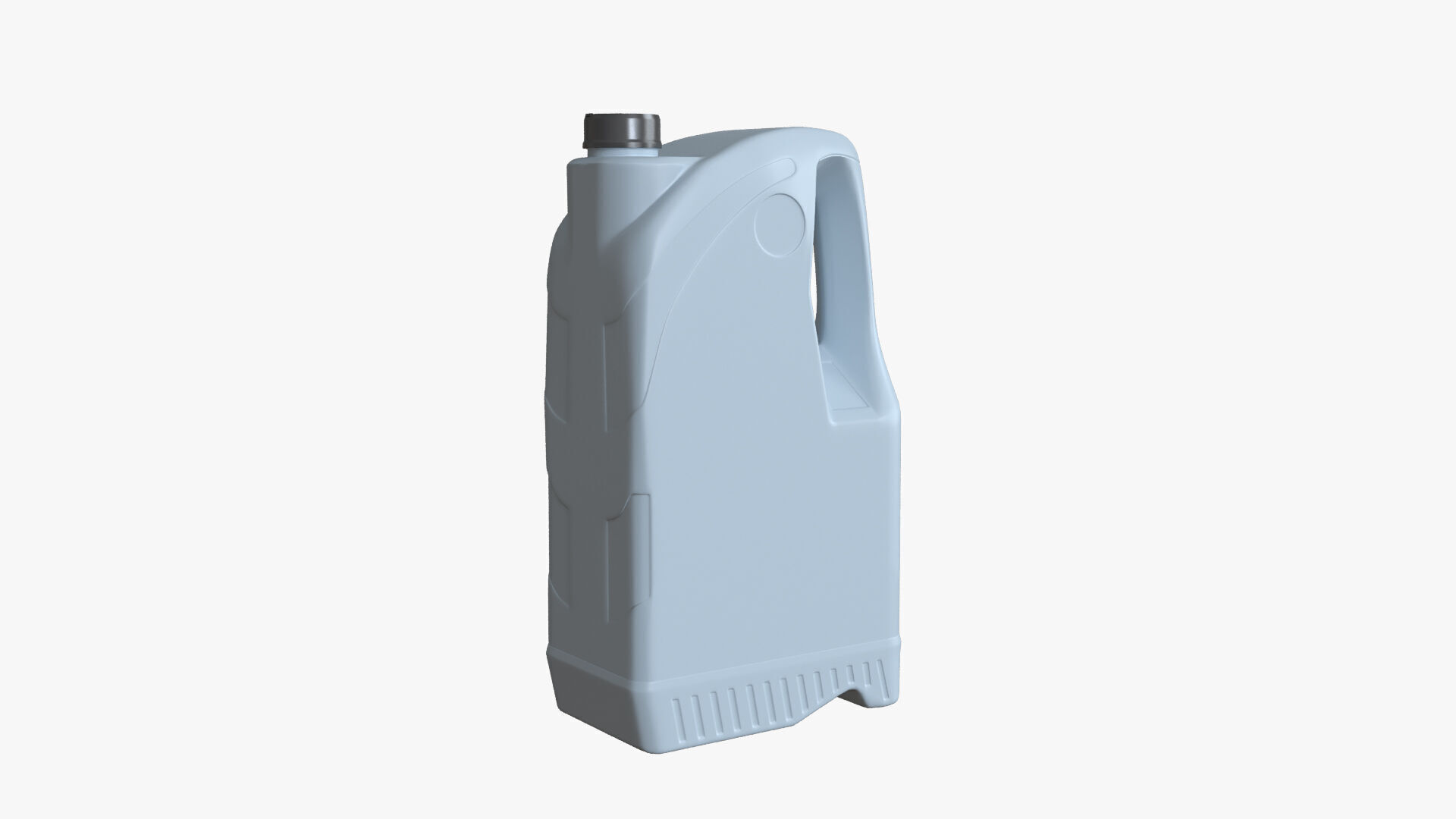 Plastic canister 7L Low-poly 3D model_1
