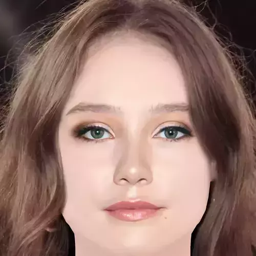 Ruby Stokes Head - No Hair - Low poly head for game