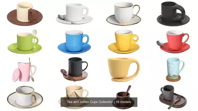 Tea and coffee Cups Collection