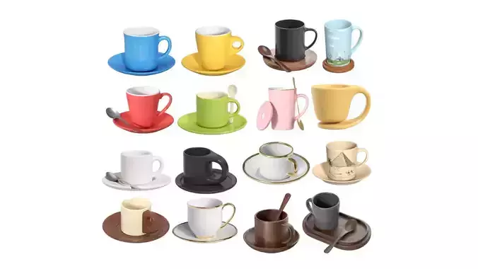 Tea and coffee Cups Collection 