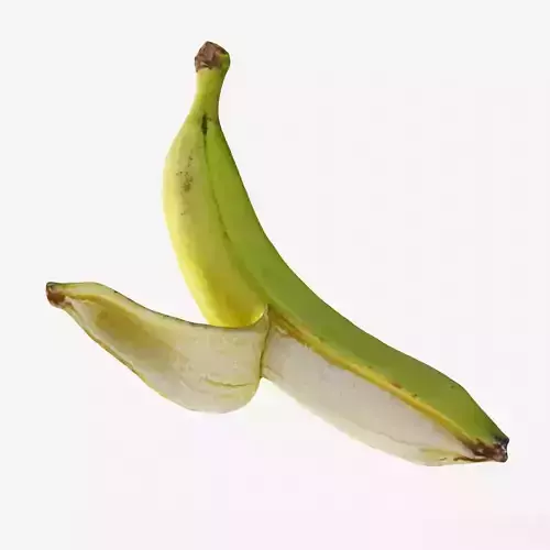Scanned banana peel