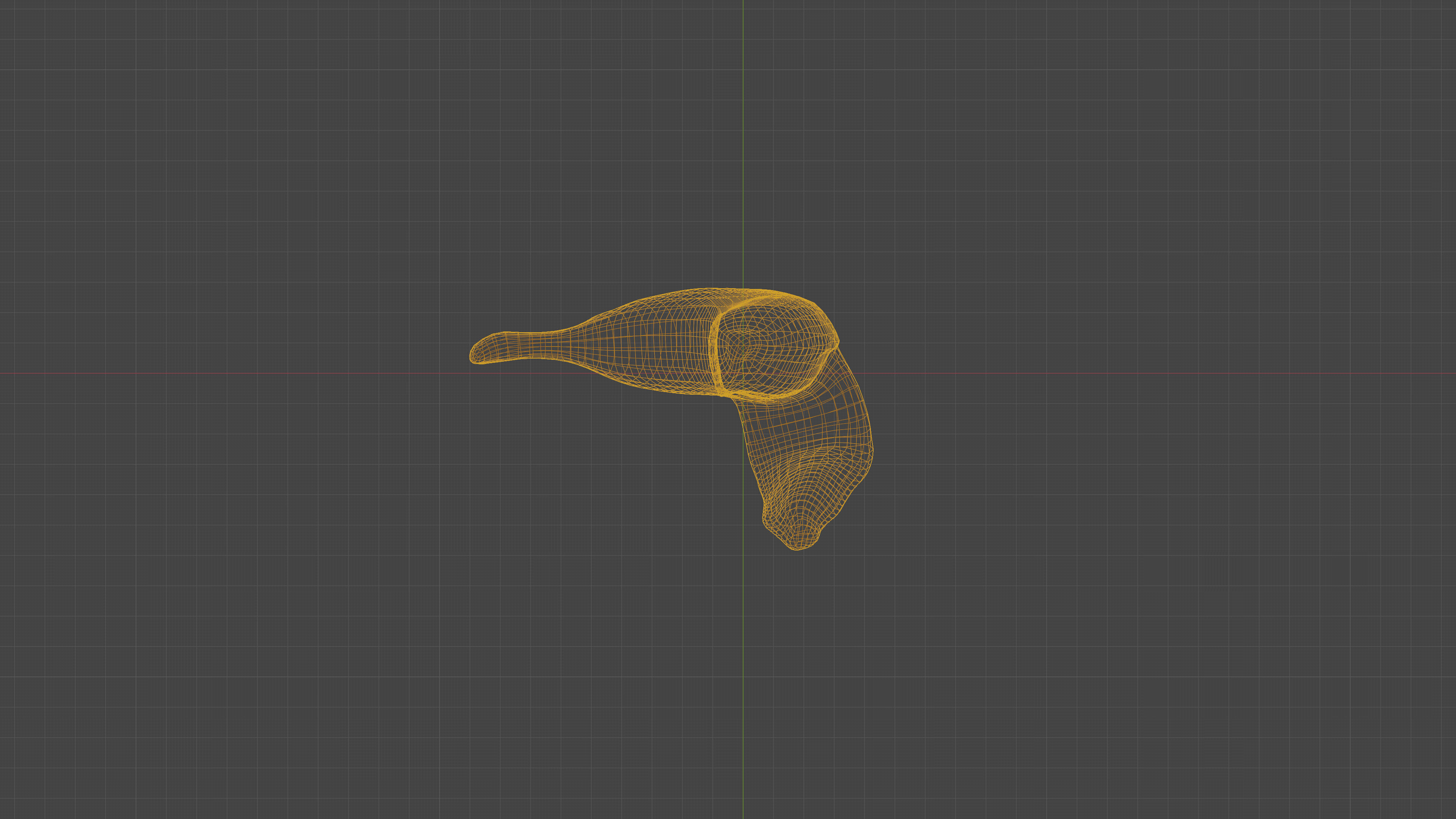 Scanned banana peel Low-poly 3D model_27