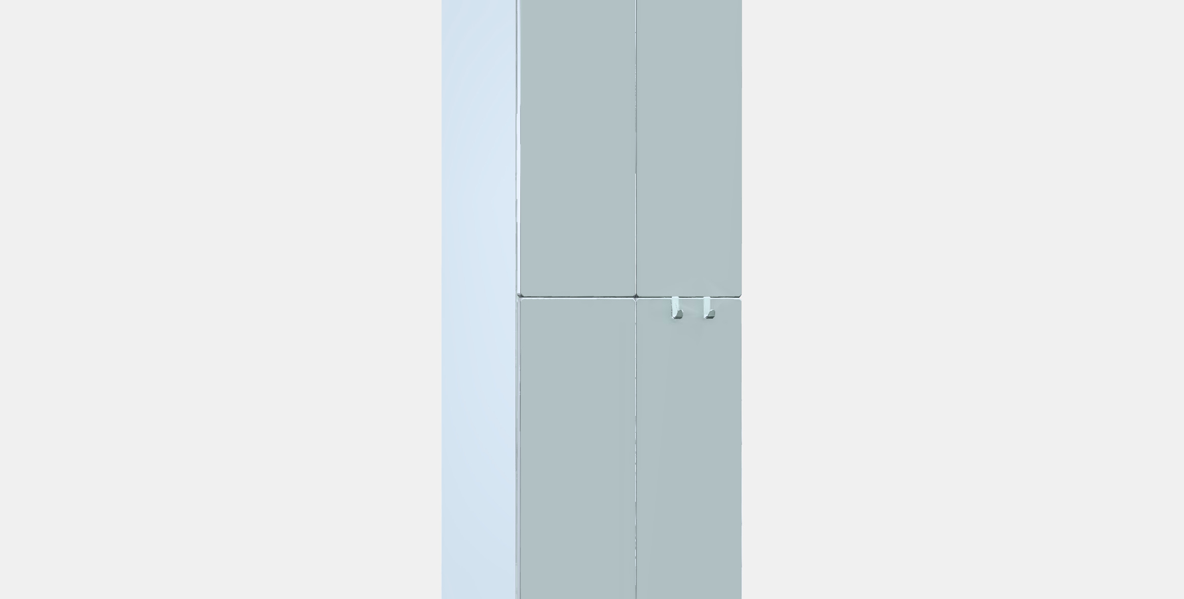 SMASTAD Wardrobe 1 Low-poly 3D model_9