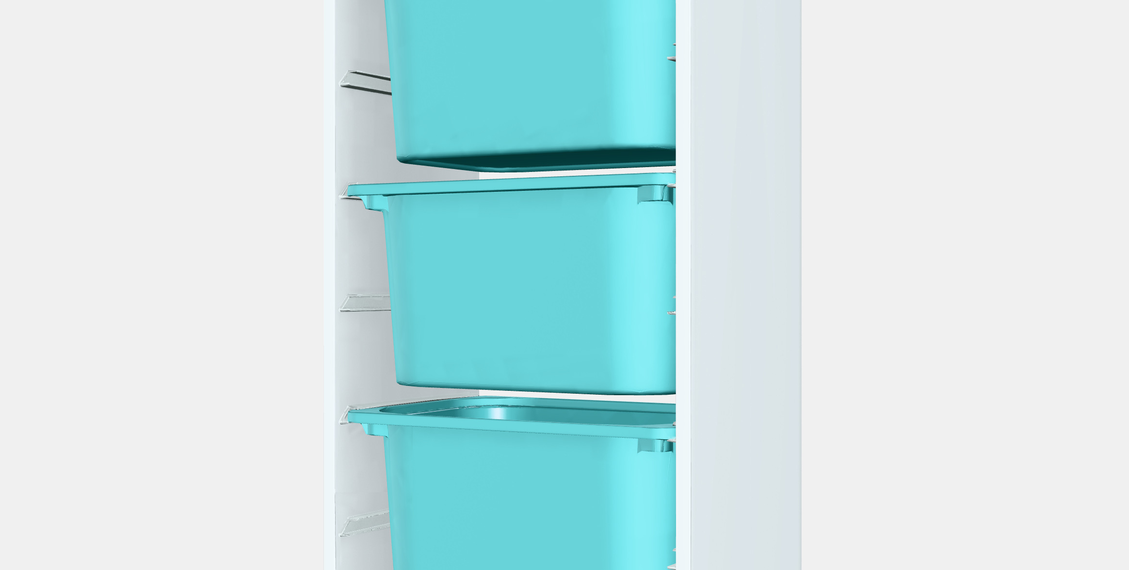 TROFAST Storage combination with boxes 7 Low-poly 3D model_6