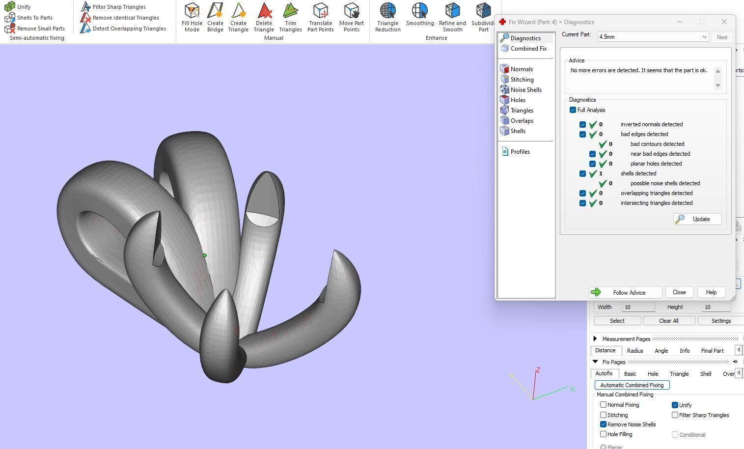 Diamonds Pendant Set 3D print model_11