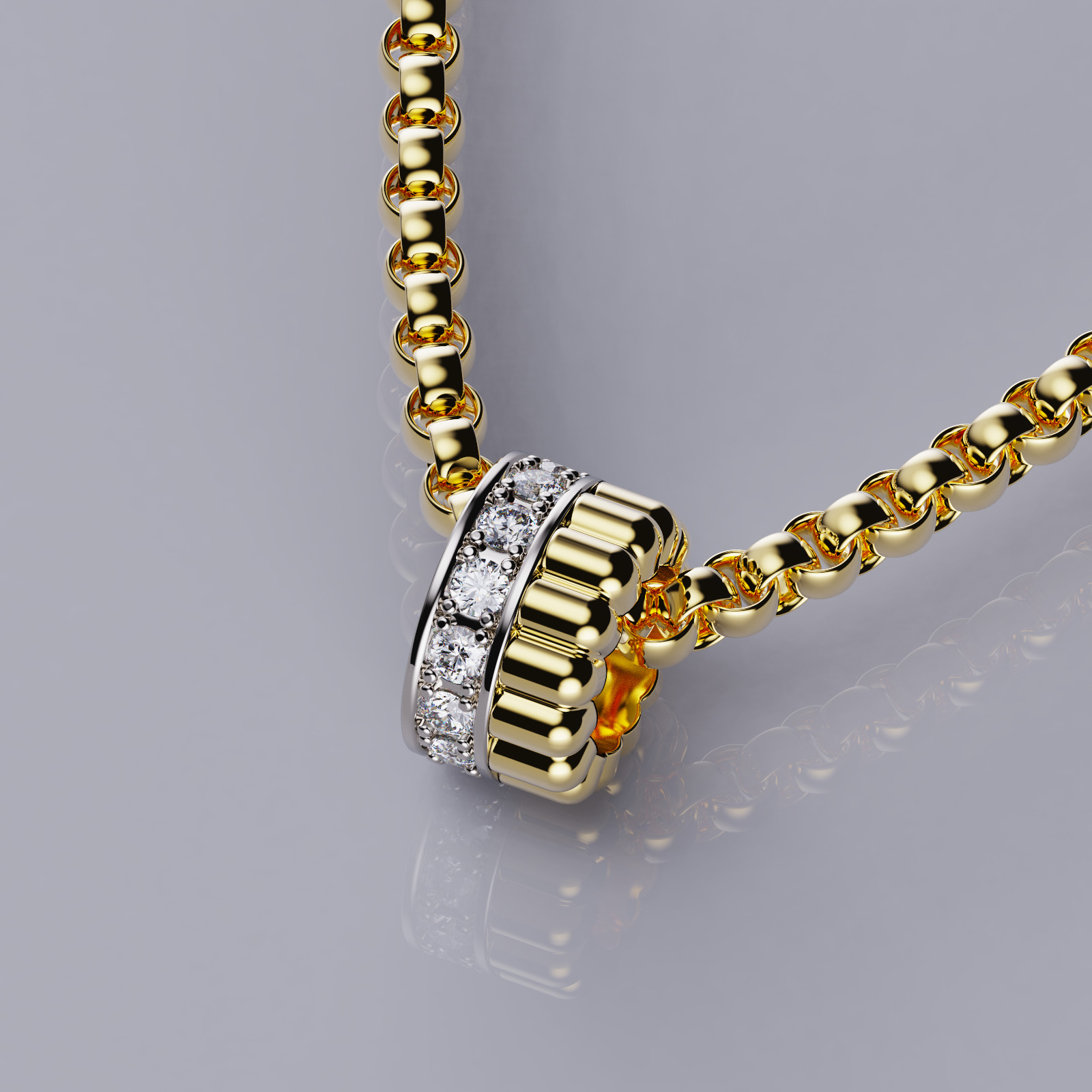 Quatre radiant edition mini pendant style 3D print model_1