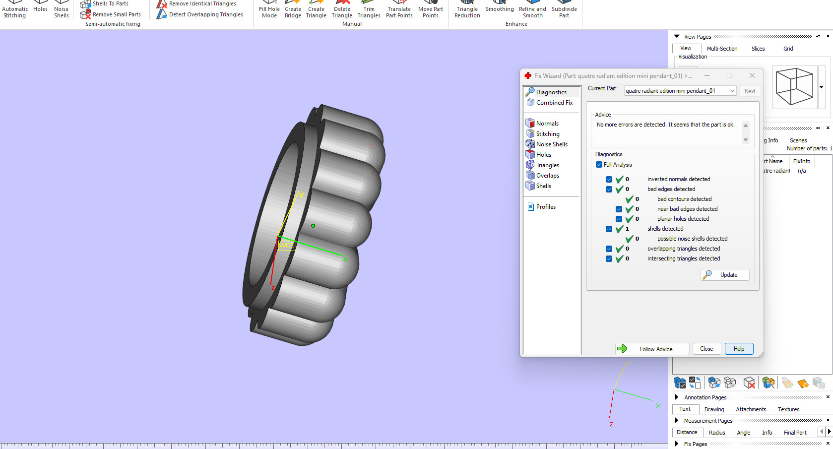 Quatre radiant edition mini pendant style 3D print model_10