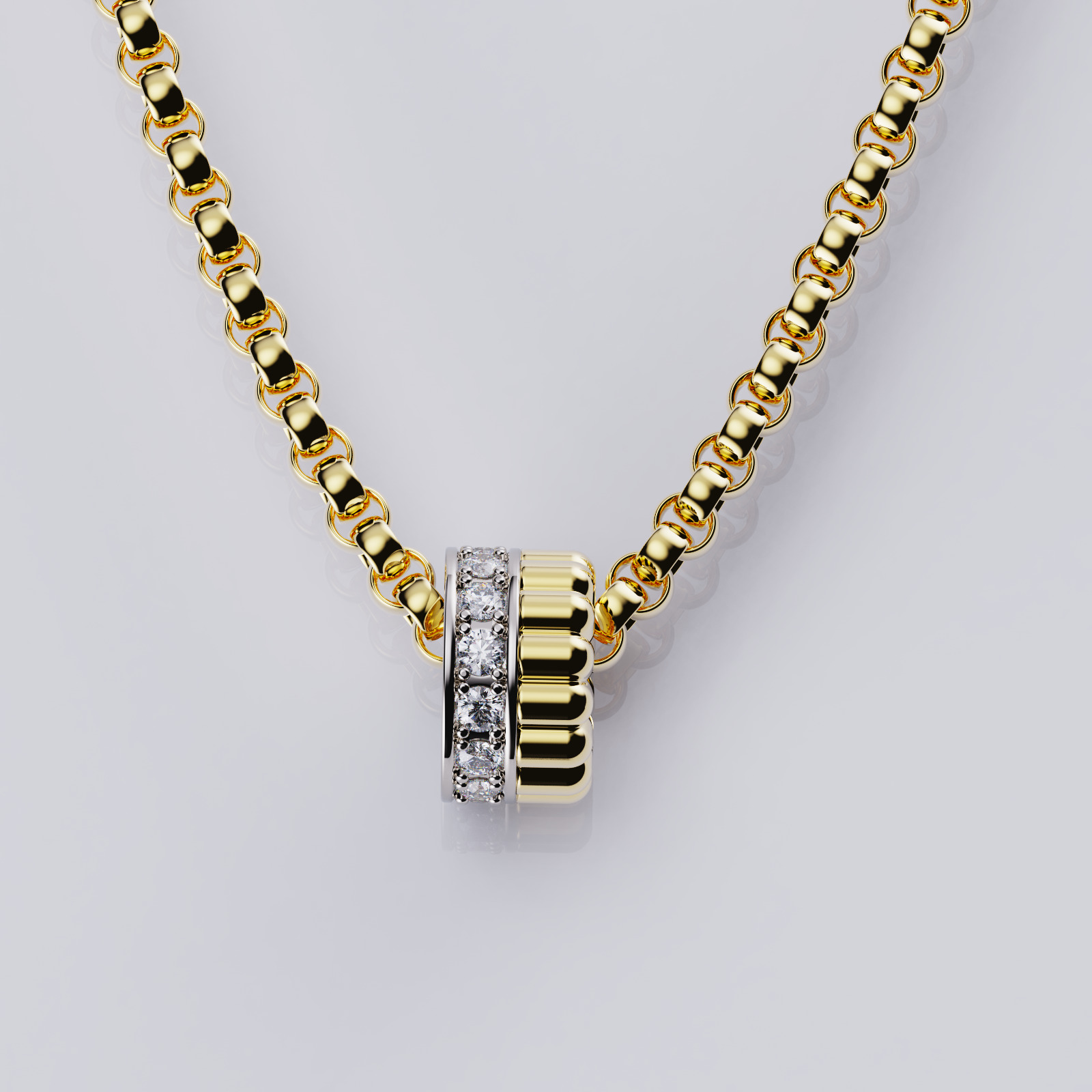 Quatre radiant edition mini pendant style 3D print model_2