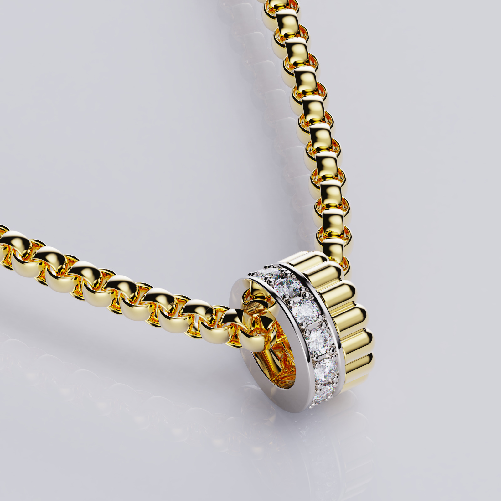 Quatre radiant edition mini pendant style 3D print model_4