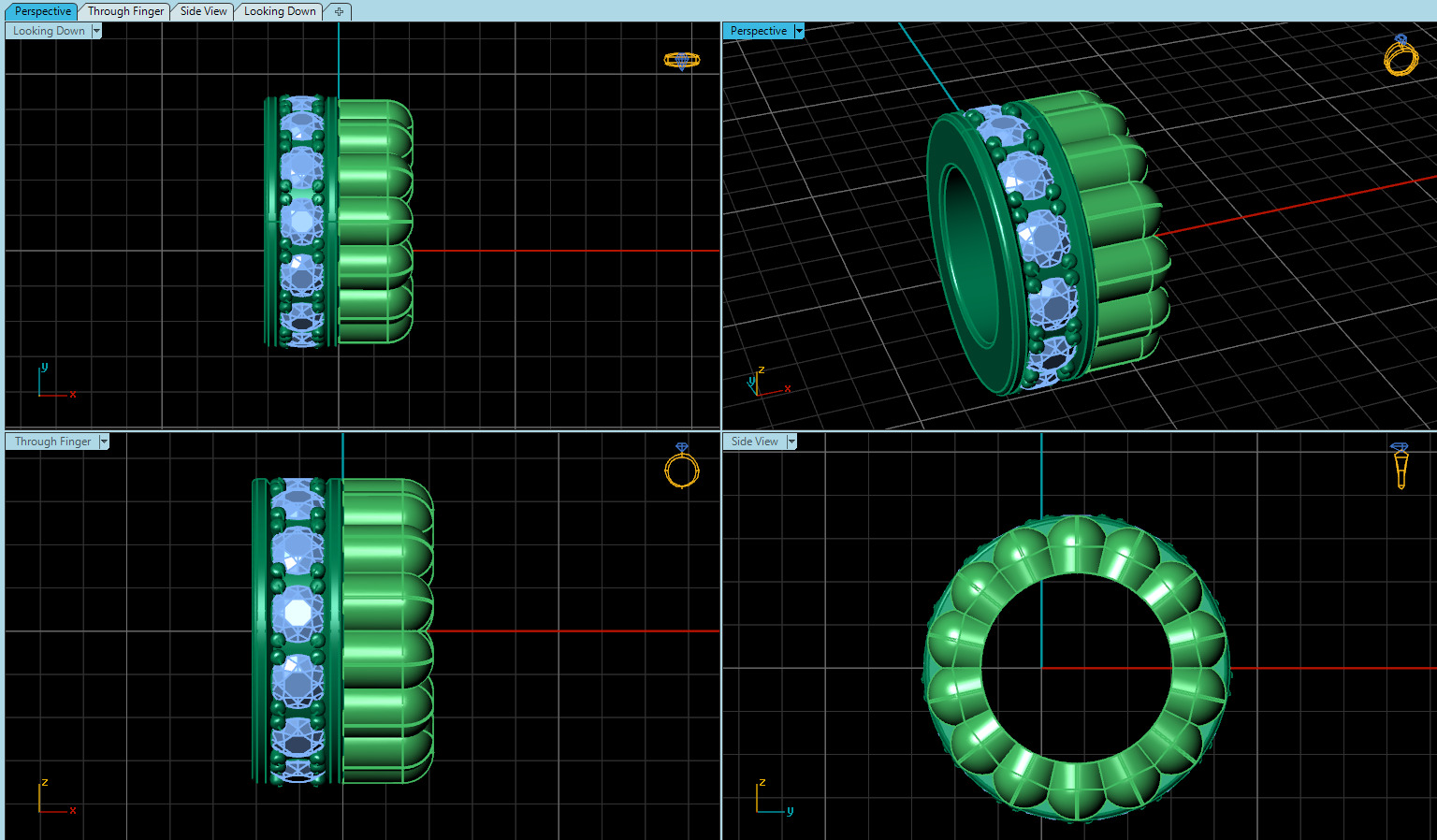 Quatre radiant edition mini pendant style 3D print model_7
