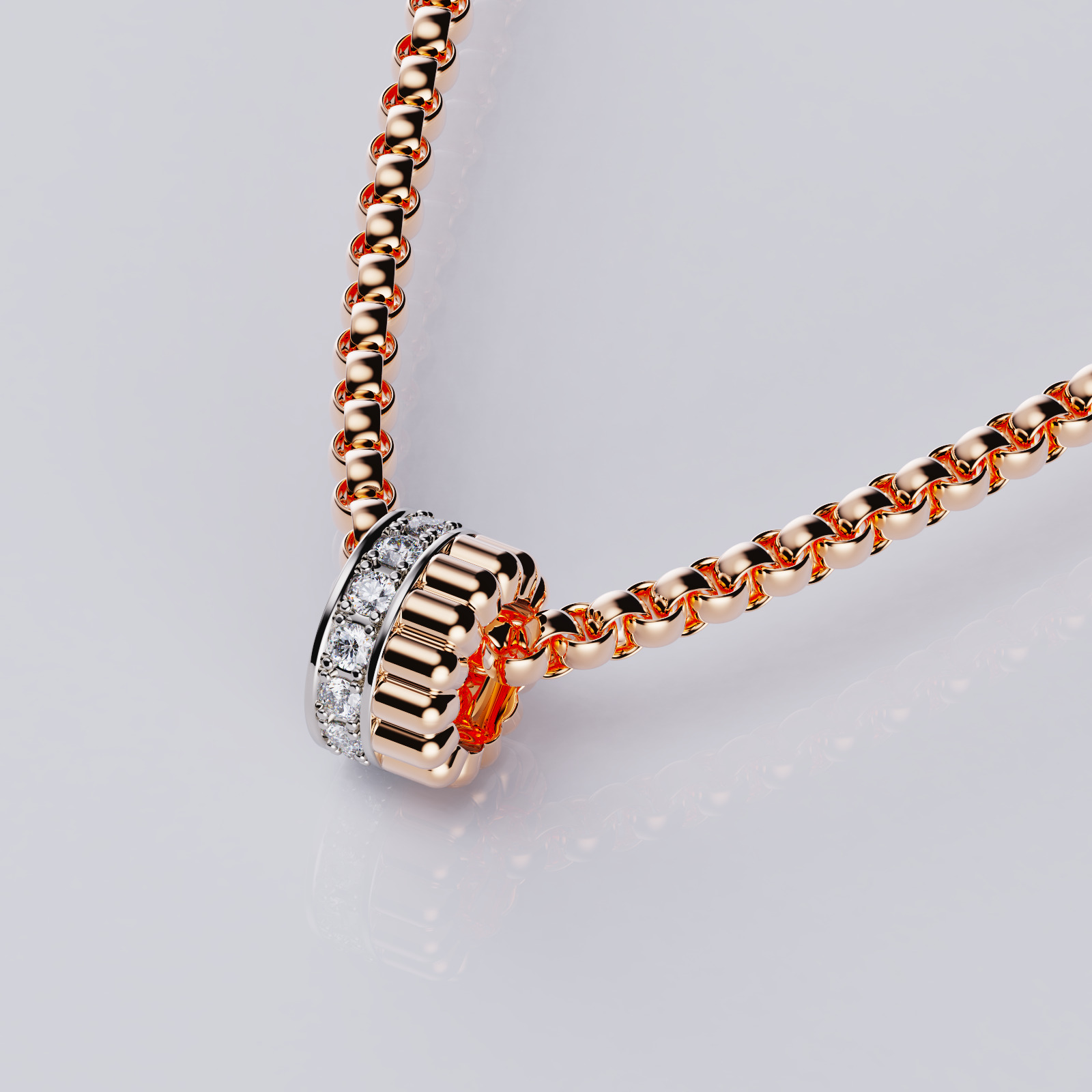 Quatre radiant edition mini pendant style 3D print model_3