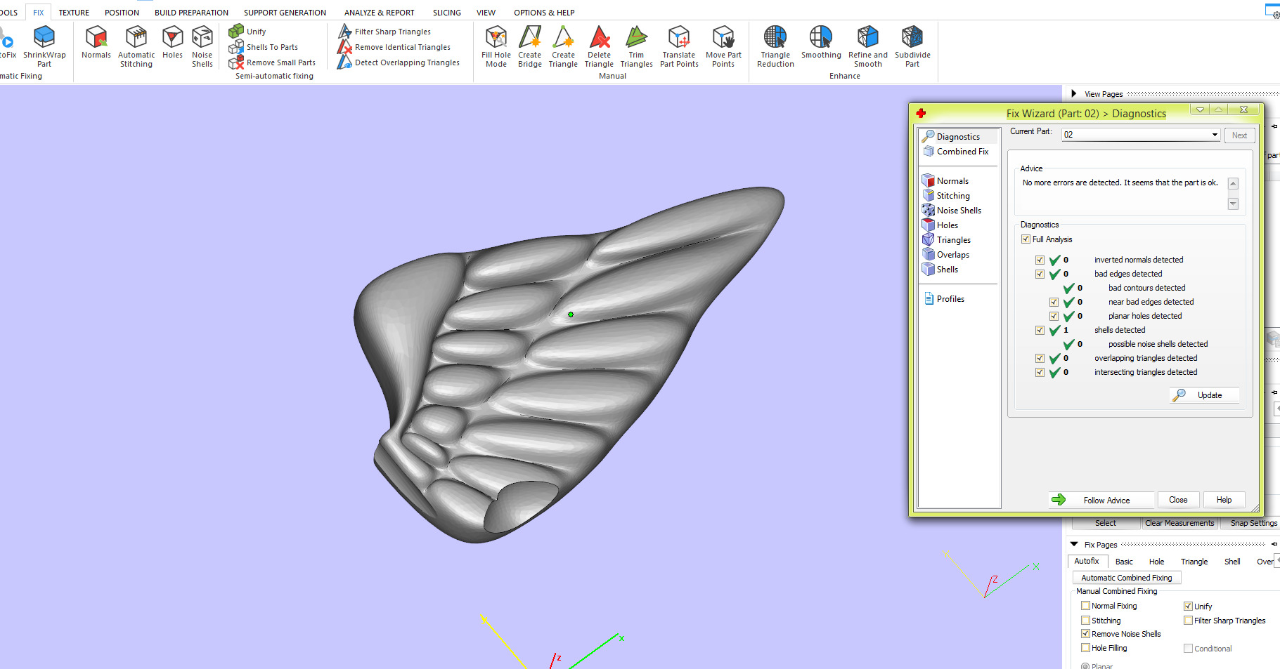 Pendant Caduceus 3D print model_11
