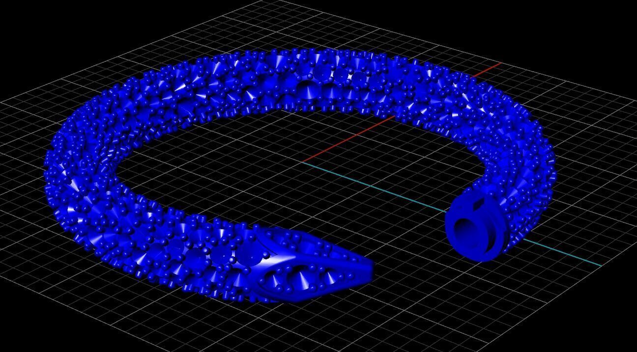 Juste Un Clau Pendant Necklace Style 3D print model_8