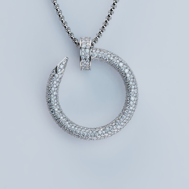 Juste Un Clau Pendant Necklace Style 3D print model_3