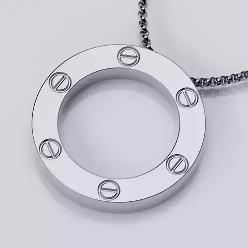 Pendant Necklace Love