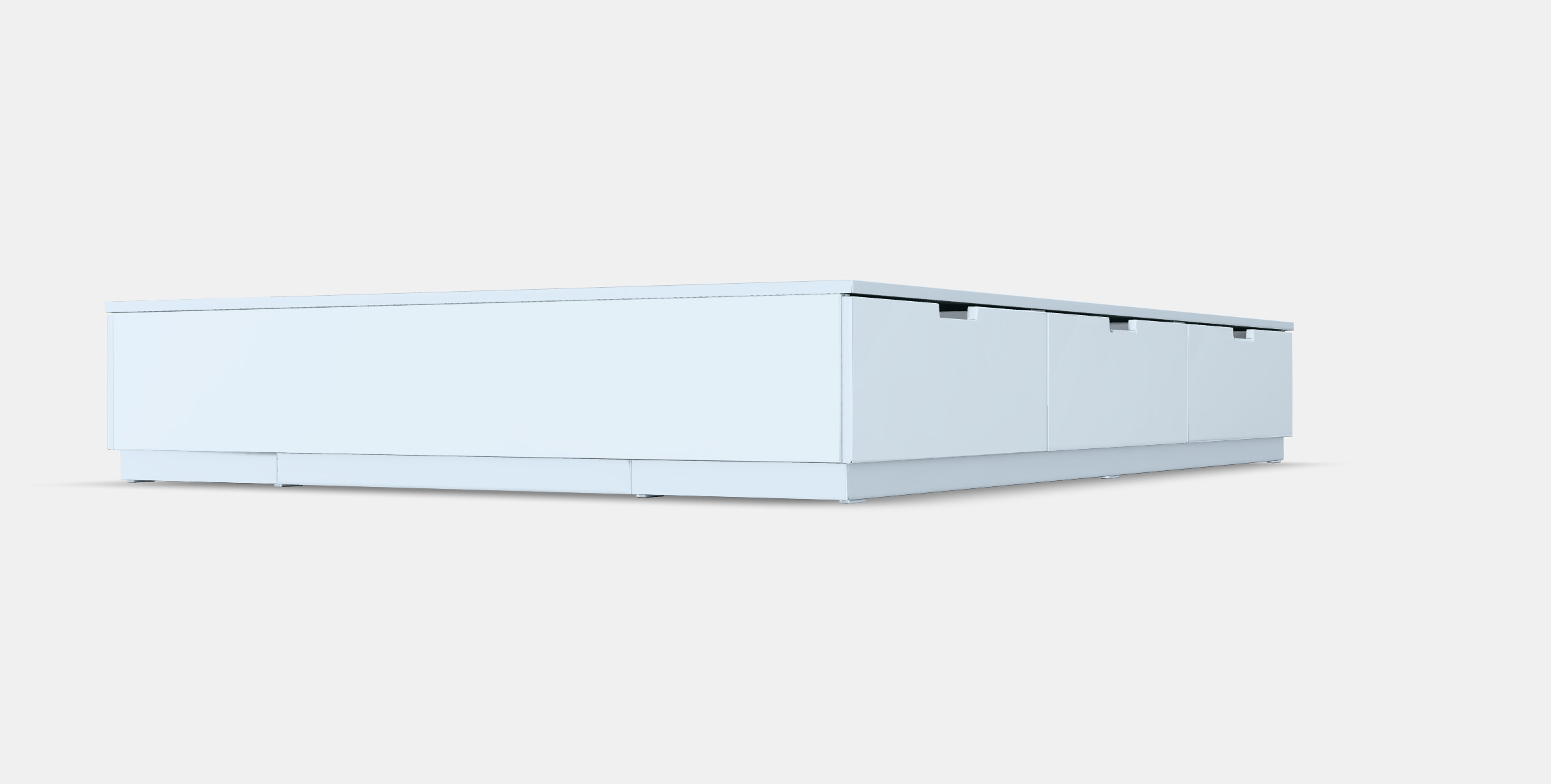 NORDLI Bed frame with storage 1 3D model_5