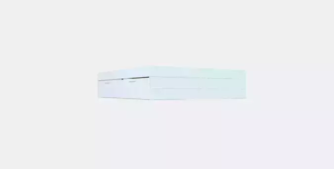 BRIMNES Bed frame with storage