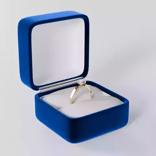 Wedding Ring With Case